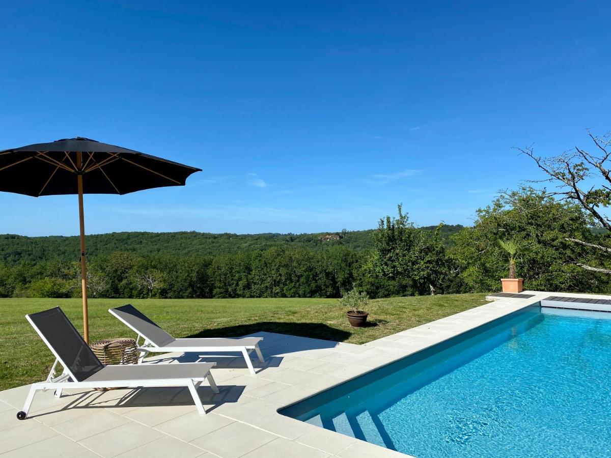 Domaine De Cazal - Gite 2 Pers Avec Piscine Au Coeur De 26 Hectares De Nature Preservee Villa Saint Cyprien Bagian luar foto