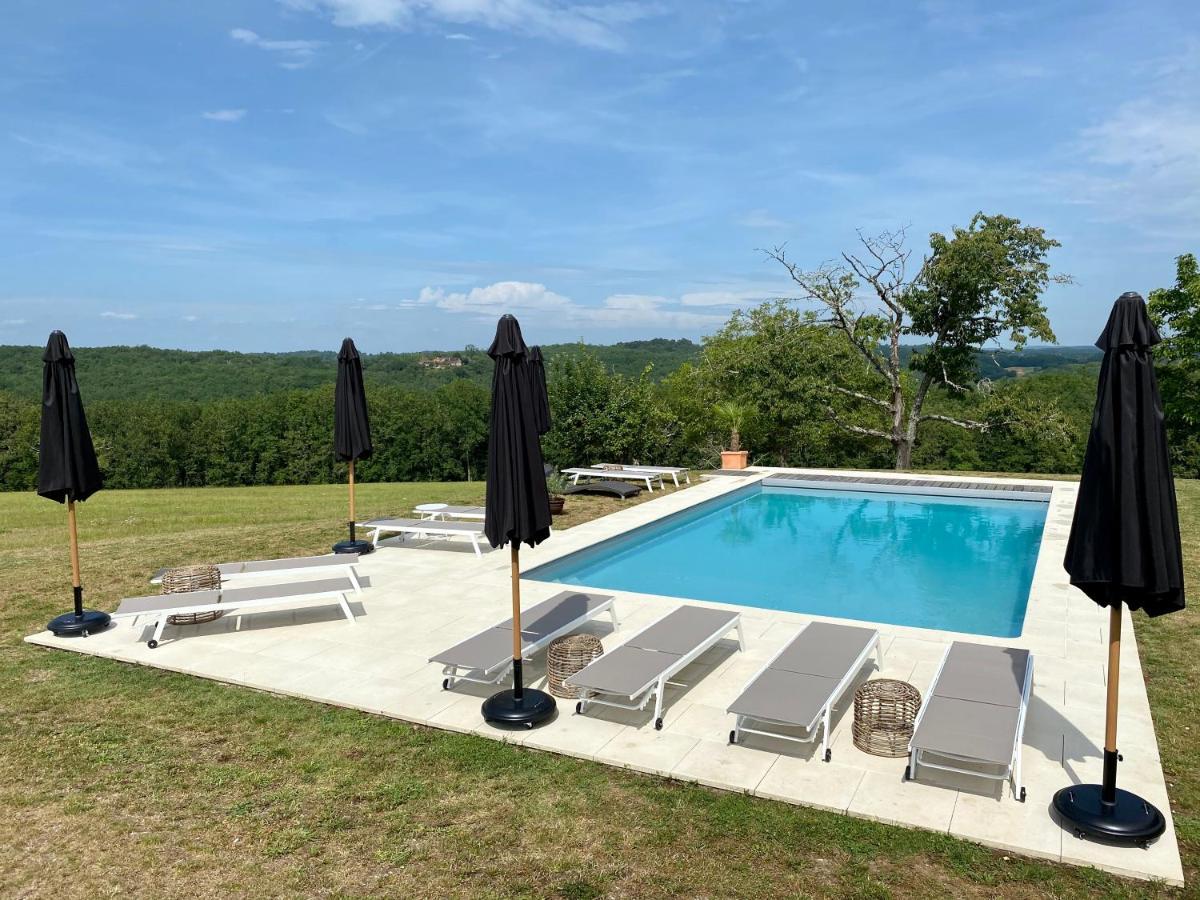 Domaine De Cazal - Gite 2 Pers Avec Piscine Au Coeur De 26 Hectares De Nature Preservee Saint Cyprien Bagian luar foto